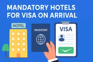 Mandatory Hotels for Visa on Arrival